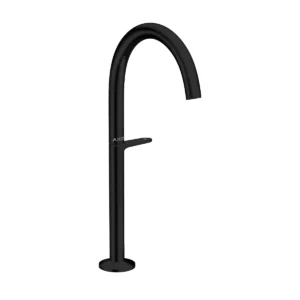 AXOR One Basin mixer Select 260 for wash bowls with push-open waste set - Matt Black