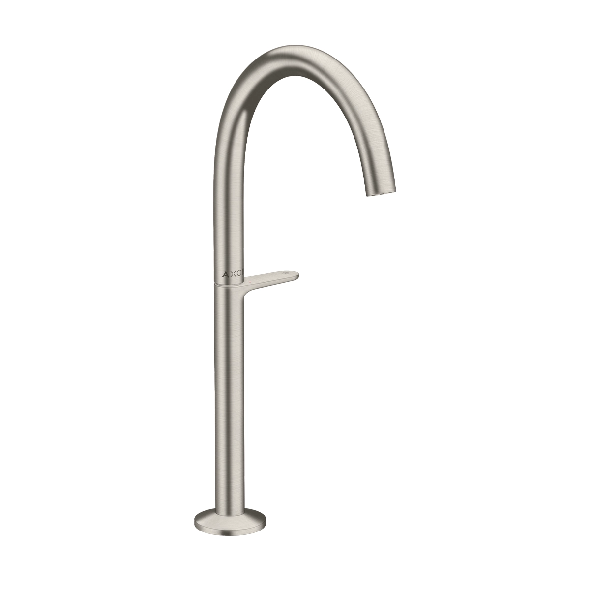 AXOR One Basin mixer Select 260 for wash bowls with push-open waste set - Stainless Steel Optic