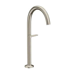 AXOR One Basin mixer Select 260 for wash bowls with push-open waste set - Brushed Nickel