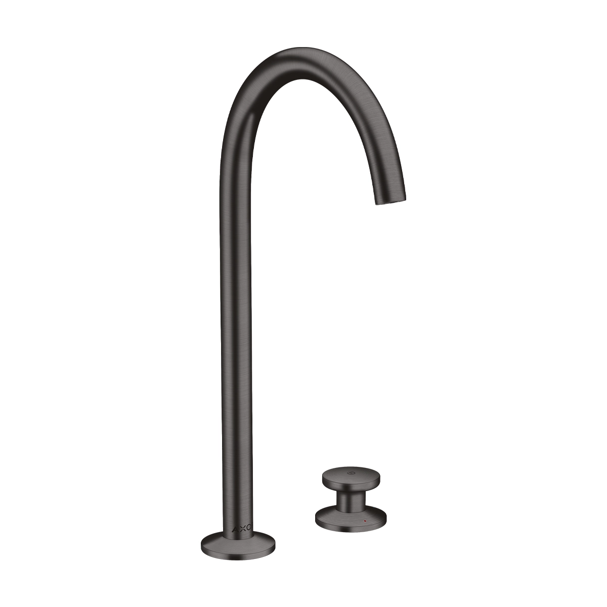 AXOR One 2-hole basin mixer Select 260 with push-open waste set - Brushed Black Chrome
