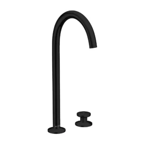AXOR One 2-hole basin mixer Select 260 with push-open waste set - Matt Black
