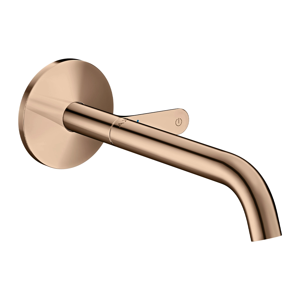 AXOR One Basin mixer for concealed installation wall-mounted Select with spout 220 mm - Polished Redgold
