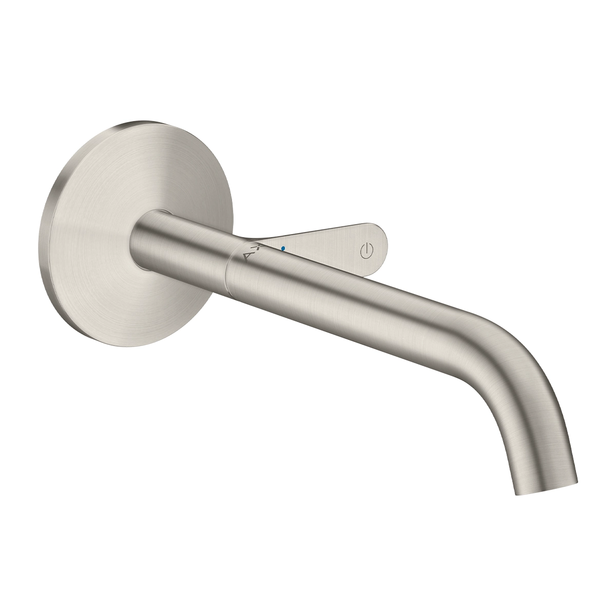 AXOR One Basin mixer for concealed installation wall-mounted Select with spout 220 mm - Stainless Steel Optic