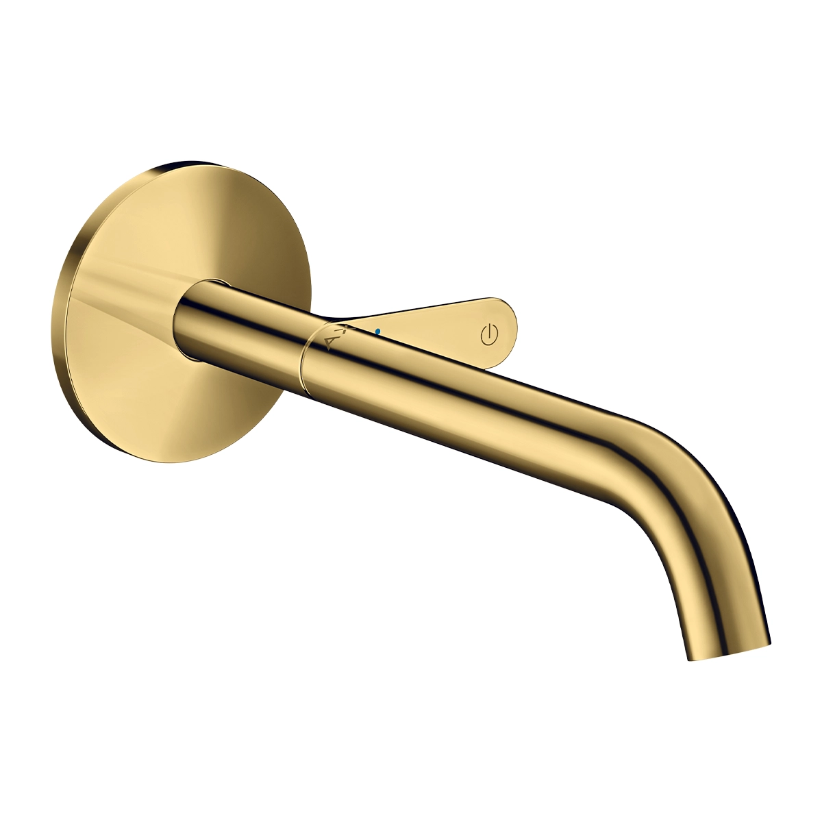 AXOR One Basin mixer for concealed installation wall-mounted Select with spout 220 mm - Polished Gold-Optic
