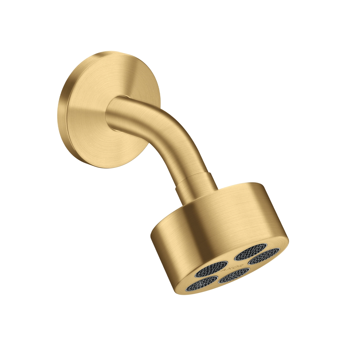 AXOR One Overhead shower 75 1jet EcoSmart with shower arm - Brushed Gold-Optic