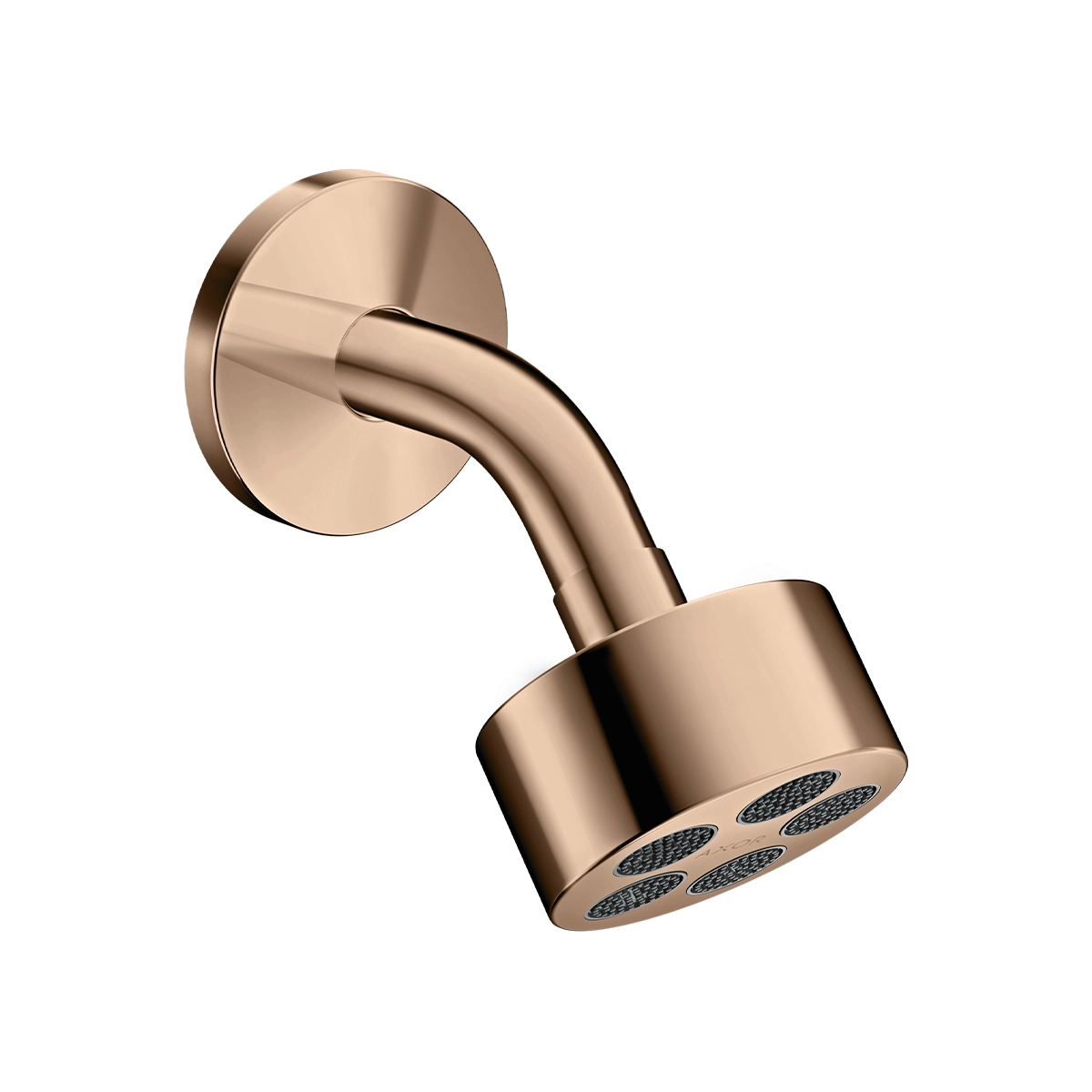 AXOR One Overhead shower 75 1jet EcoSmart with shower arm - Polished Redgold