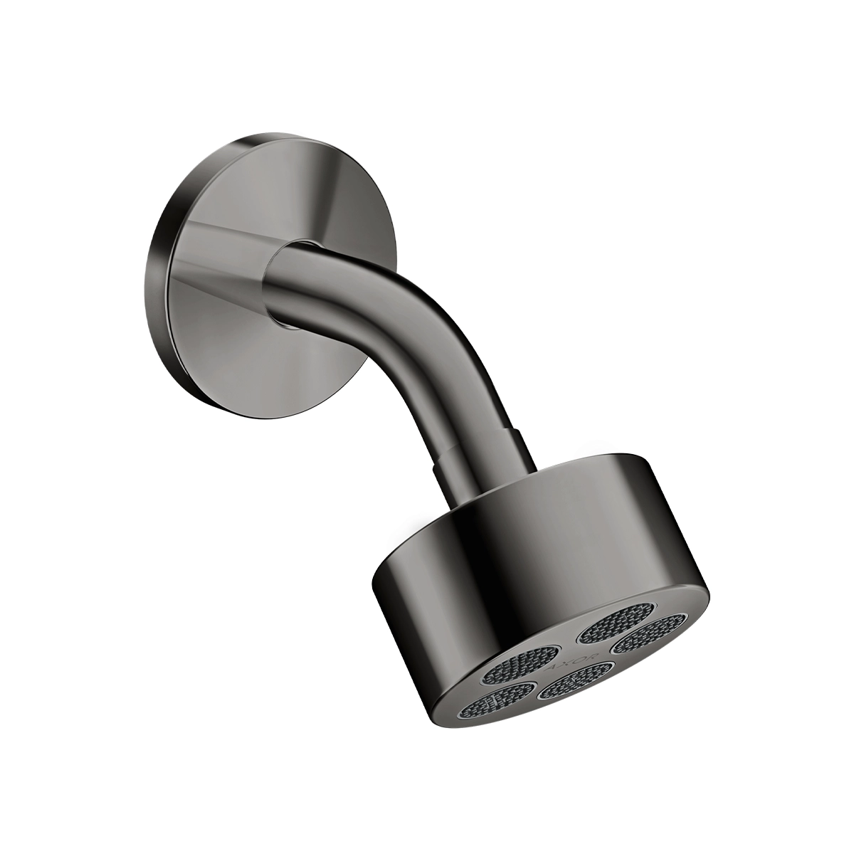 AXOR One Overhead shower 75 1jet EcoSmart with shower arm - Polished Black Chrome
