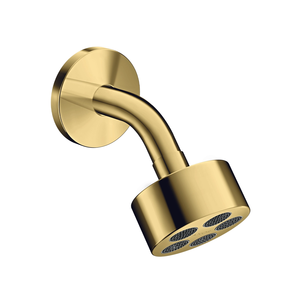 AXOR One Overhead shower 75 1jet EcoSmart with shower arm - Polished Gold-Optic
