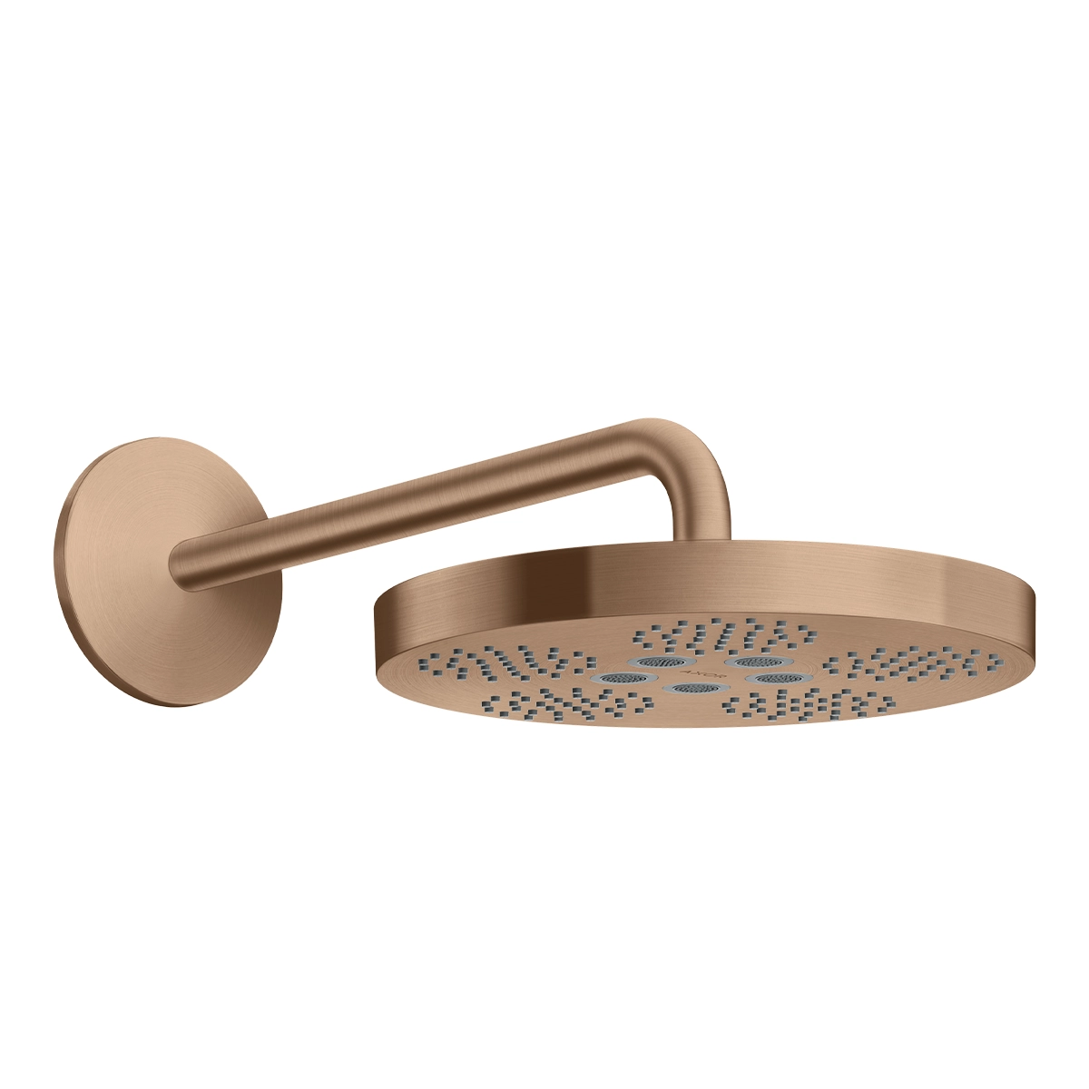 AXOR One Overhead shower 280 1jet with shower arm - Brushed Redgold