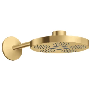AXOR One Overhead shower 280 2jet with shower arm - Brushed Gold-Optic