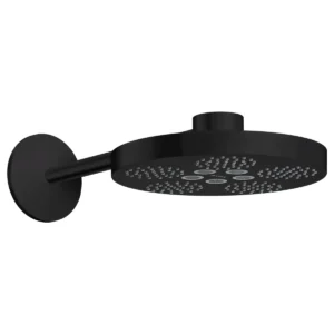 AXOR One Overhead shower 280 2jet with shower arm - Matt Black
