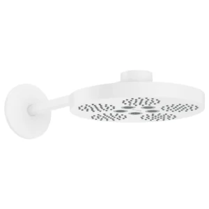 AXOR One Overhead shower 280 2jet with shower arm - Matt White