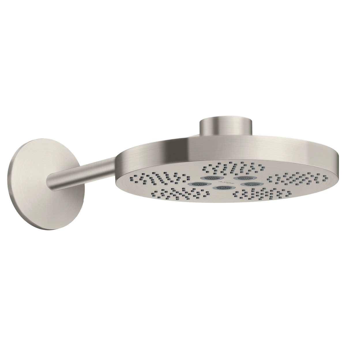 AXOR One Overhead shower 280 2jet with shower arm - Stainless Steel Optic
