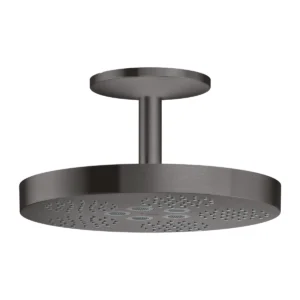 AXOR One Overhead shower 280 1jet with ceiling connection - Brushed Black Chrome