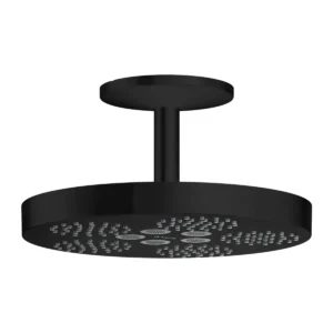 AXOR One Overhead shower 280 1jet with ceiling connection - Matt Black