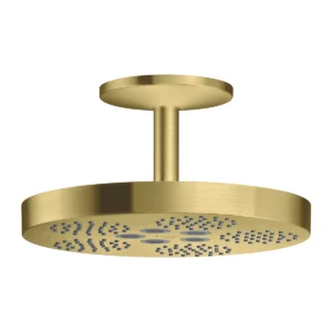 AXOR One Overhead shower 280 1jet with ceiling connection - Brushed Brass