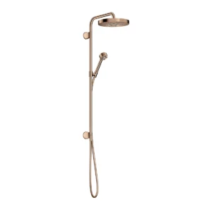 AXOR One Showerpipe 280 1jet for concealed installation - Polished Redgold