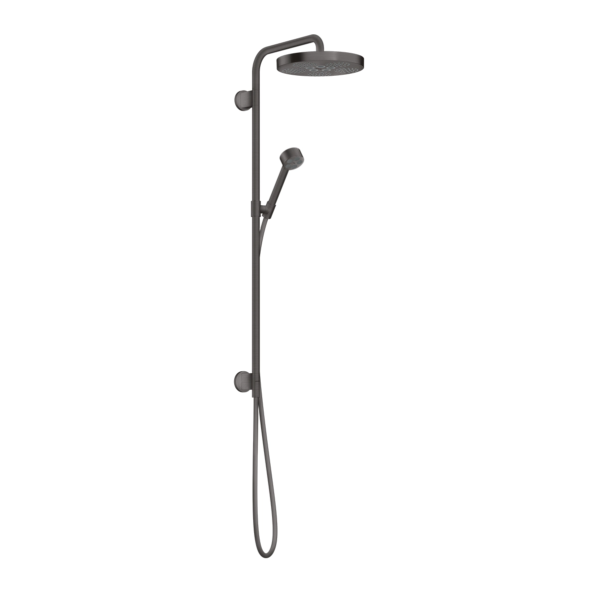 AXOR One Showerpipe 280 1jet for concealed installation - Brushed Black Chrome