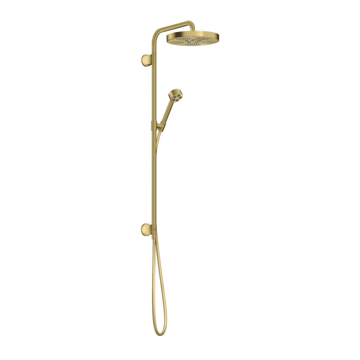AXOR One Showerpipe 280 1jet for concealed installation - Brushed Brass