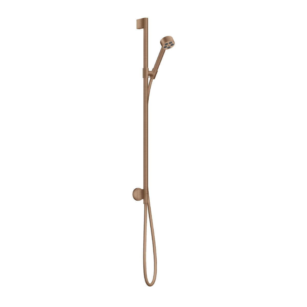 AXOR One Shower set 75 1jet EcoSmart with wall connection - Brushed Redgold