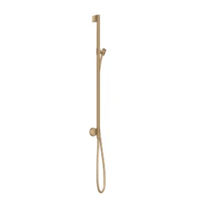 AXOR One Shower rail 0,90 m with wall connection and shower hose 1.60 m - Brushed Bronze