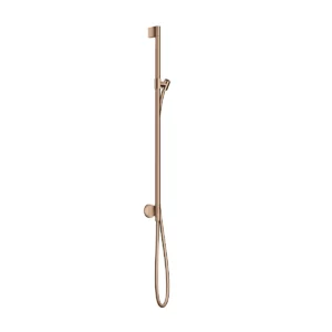 AXOR One Shower rail 0,90 m with wall connection and shower hose 1.60 m - Polished Redgold