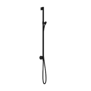 AXOR One Shower rail 0,90 m with wall connection and shower hose 1.60 m - Matt Black