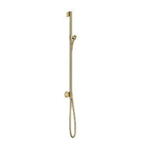 AXOR One Shower rail 0,90 m with wall connection and shower hose 1.60 m - Polished Gold-Optic