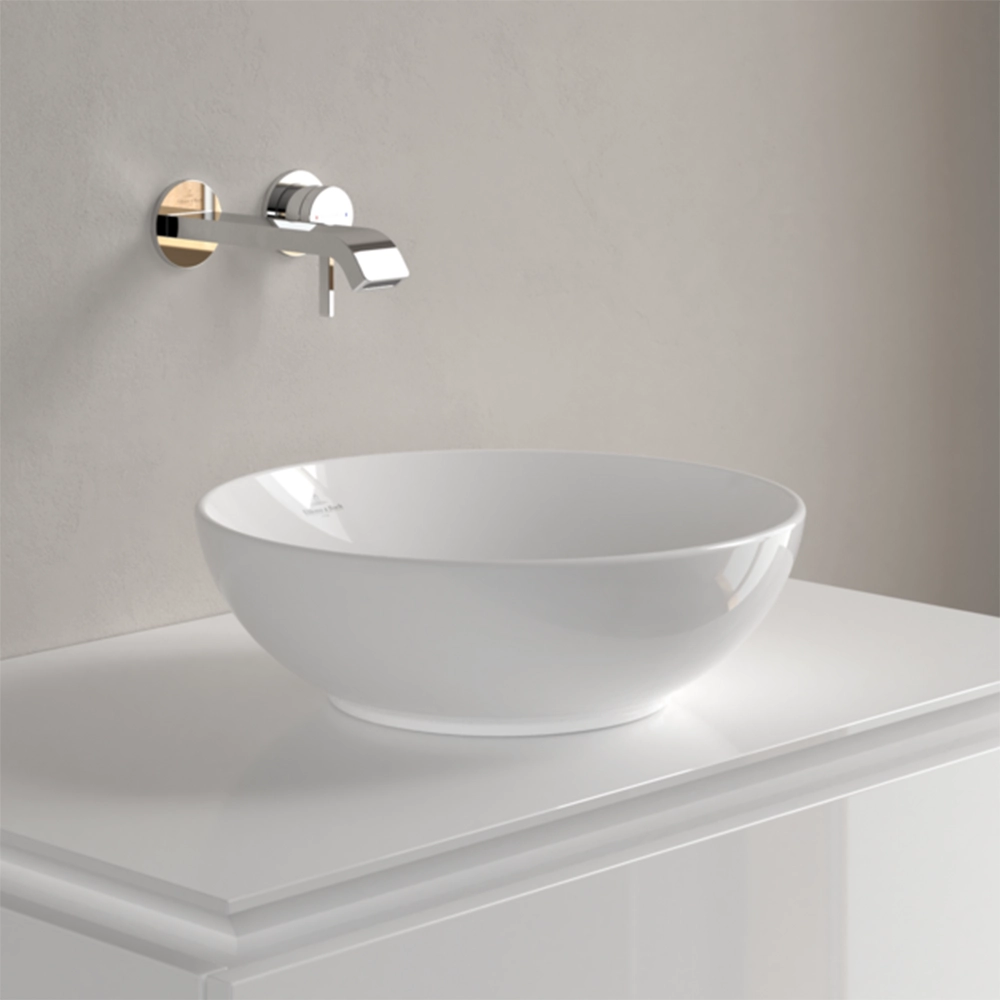Villeroy & Boch Loop & Friends Round Countertop Basin 380mm with overflow