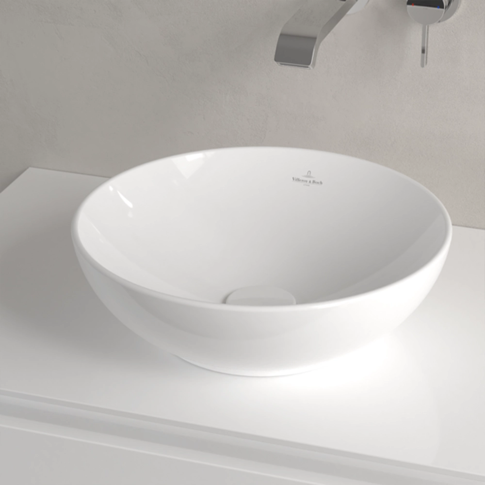 Villeroy & Boch Loop & Friends Round Countertop Basin 380mm with overflow - Image 2
