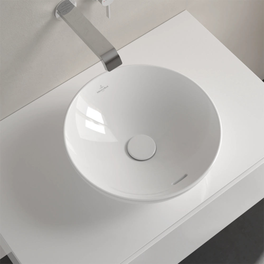 Villeroy & Boch Loop & Friends Round Countertop Basin 380mm with overflow - Image 3