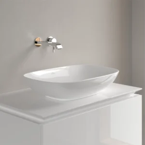 Villeroy & Boch Loop & Friends Curved Countertop Basin 560x380mm with overflow