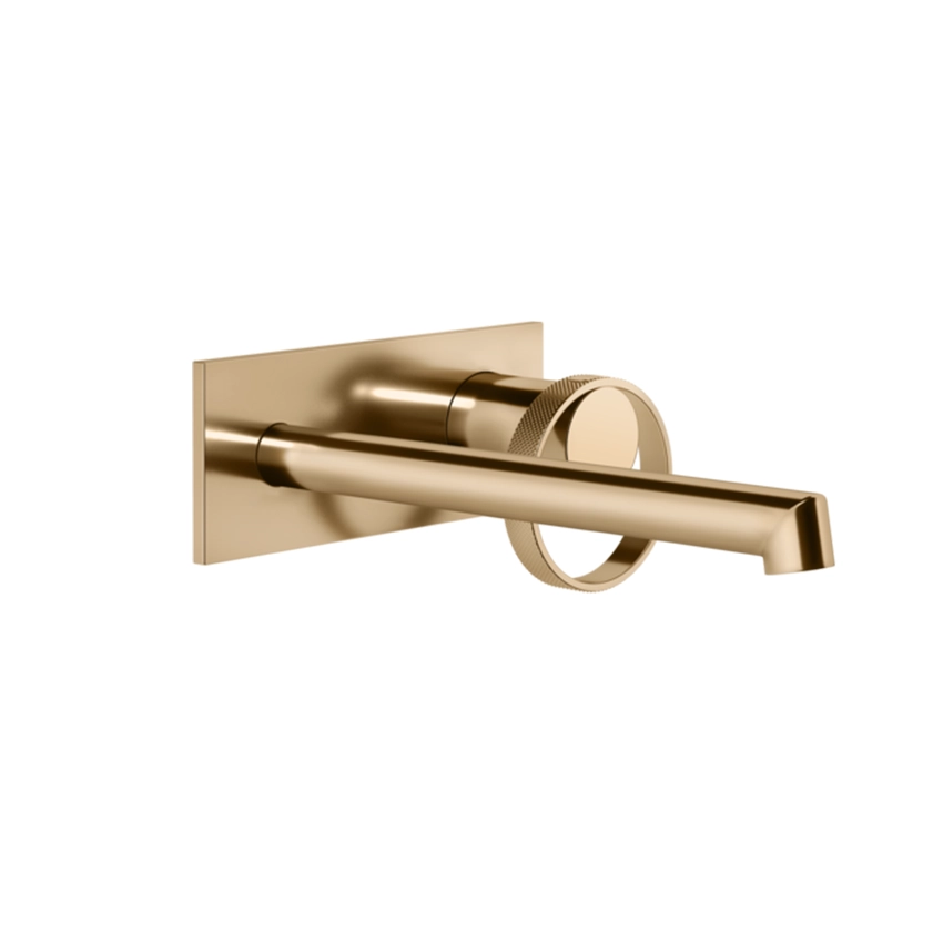 Gessi Anello Wall Mounted Basin Mixer, Long Spout