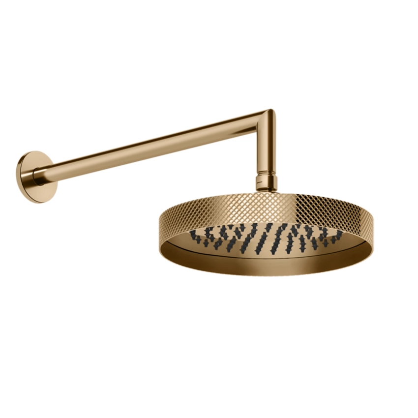 Gessi Anello Diamantato 218mm shower head & Wall Arm