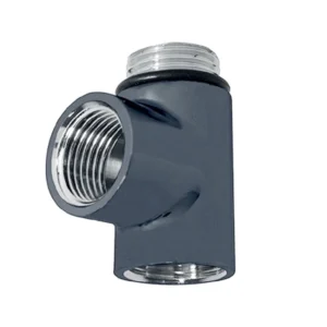 IVX Essential  T Piece Mineral Anthracite 15mm