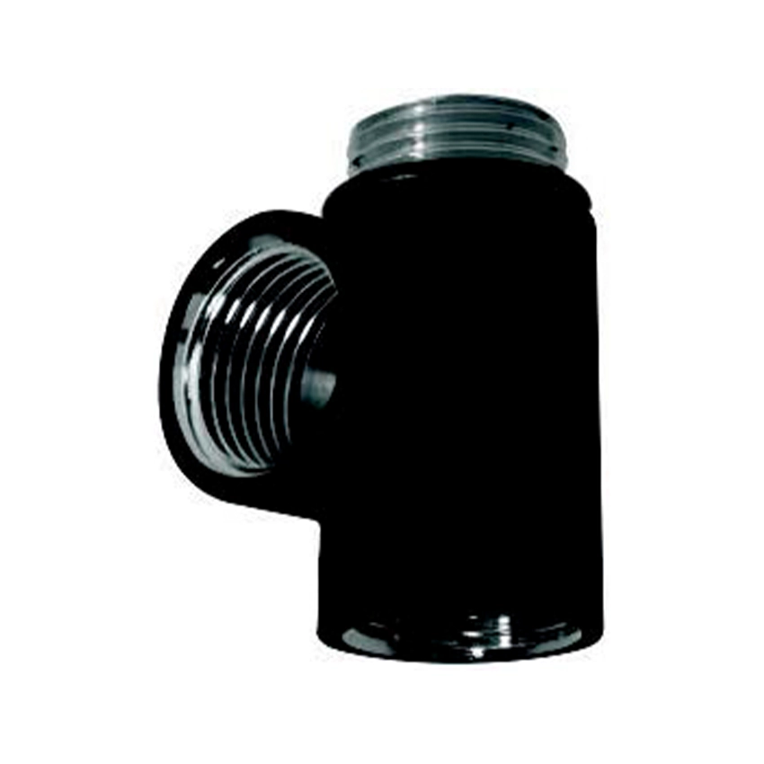 IVX Essential T Piece Black 15mm