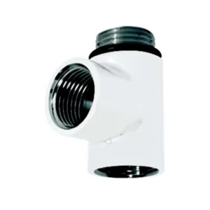 IVX Essential  T Piece Matt White 15mm