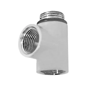 IVX Essential  T Piece Brushed Nickel 15mm