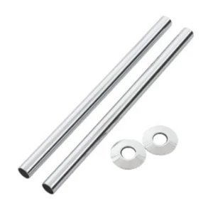 IVX Essential  15mm Tube 300mm Length Chrome Inc Wallplate Ring