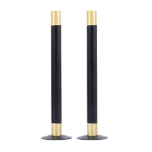 IVX Essential  15mm Tube 180mm Length Black Inc Wallplate Ring