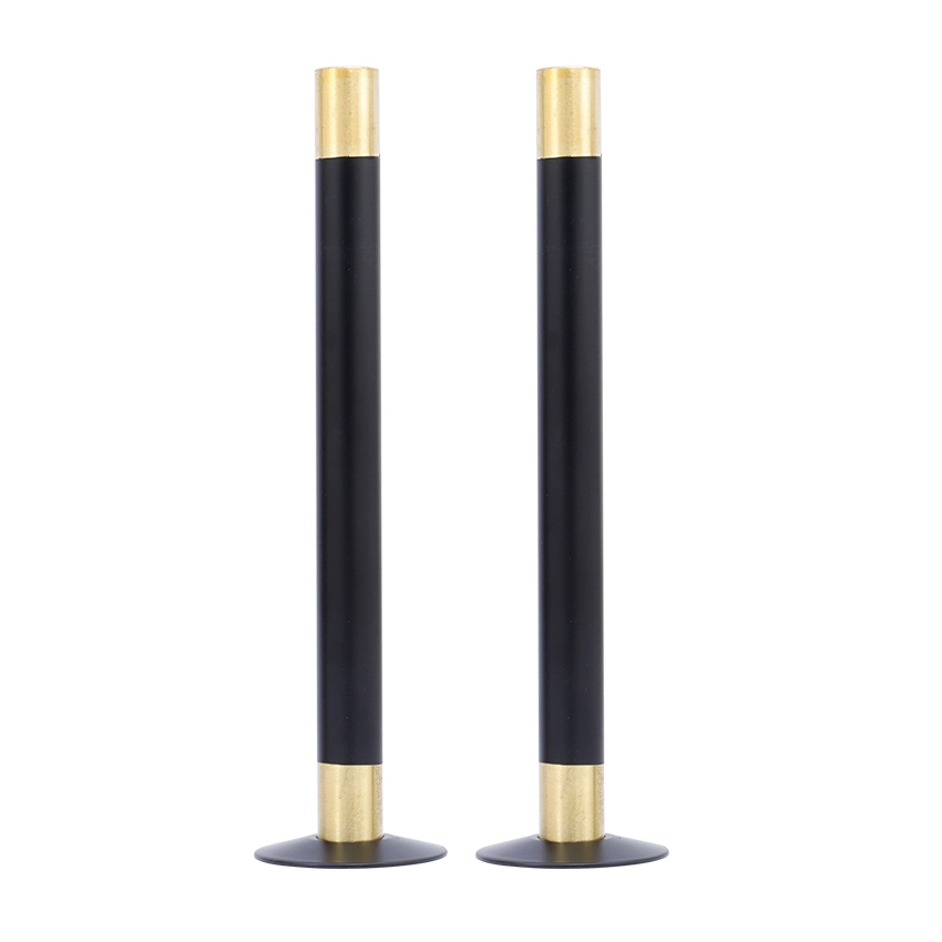 IVX Essential 15mm Tube 180mm Length Black Inc Wallplate Ring