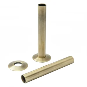 IVX Essential  15mm Tube 180mm Length Antique Brass Inc Wallplate Ring