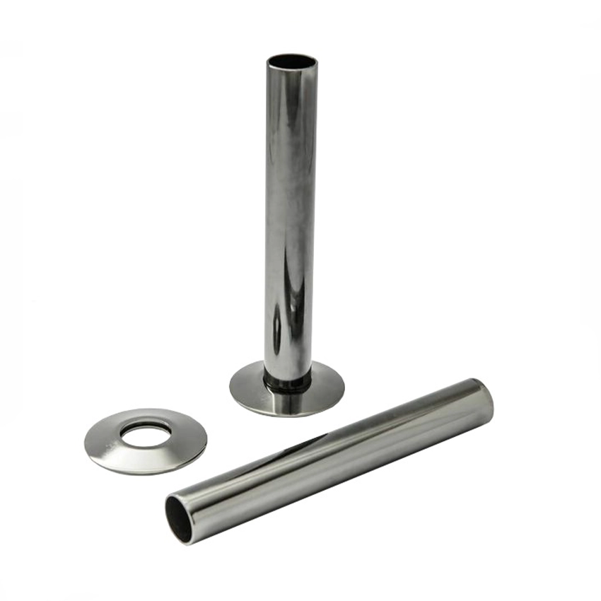 IVX Essential 15mm Tube 180mm Length Black Nickel Inc Wallplate Ring