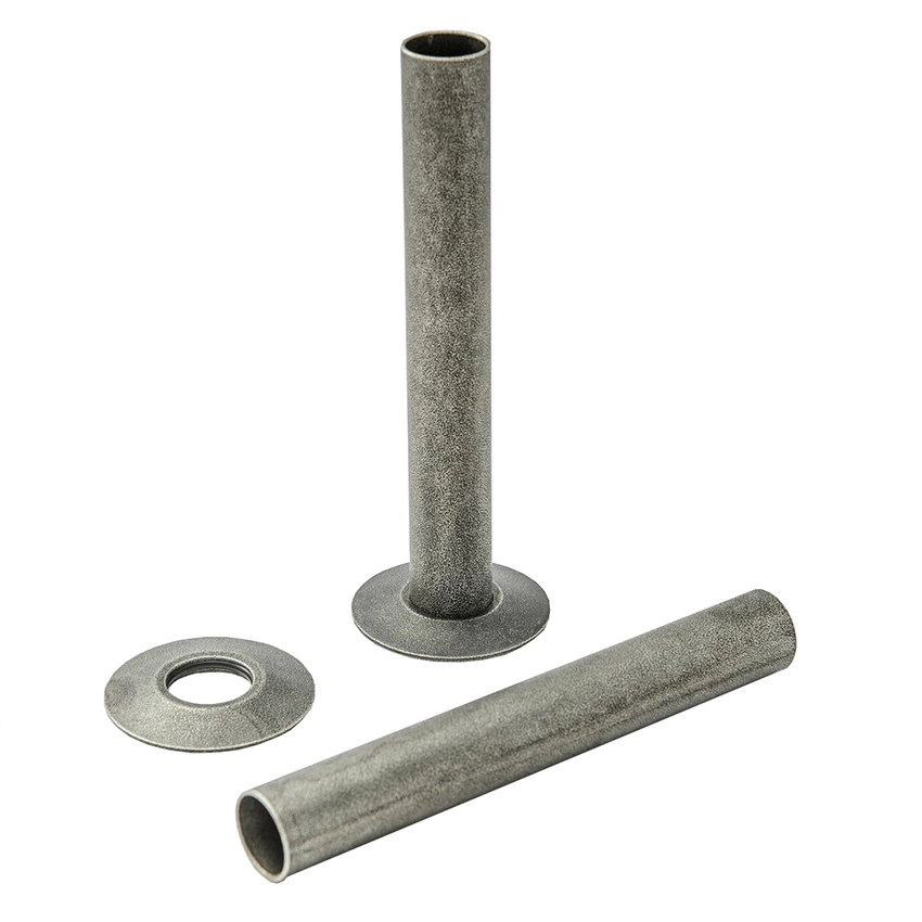 IVX Essential 15mm Tube 180mm Length Pewter Inc Wallplate Ring