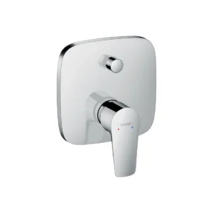 Talis E Single lever manual bath mixer for concealed installation with integrated backflow prevention  Chrome