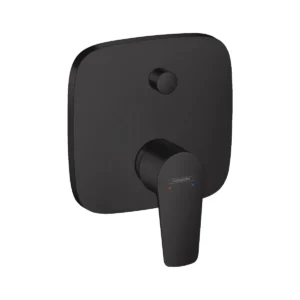 Talis E Single lever manual bath mixer for concealed installation with integrated backflow prevention  Matt Black