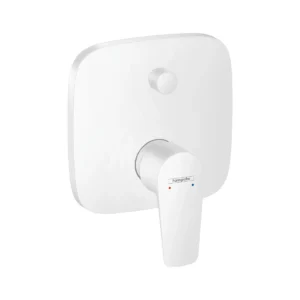 Talis E Single lever manual bath mixer for concealed installation with integrated backflow prevention  Matt White
