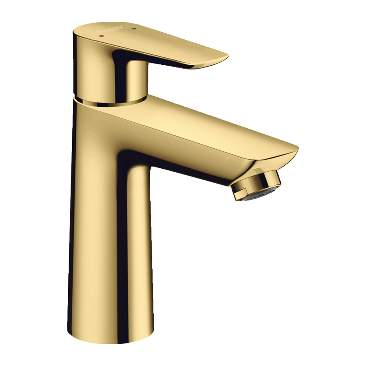 Talis E Single lever basin mixer 110 with pop up waste Polished Gold Optic