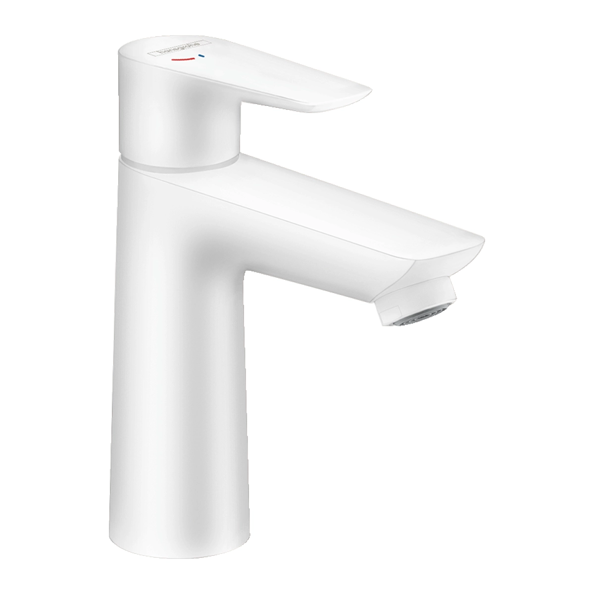 Talis E Single lever basin mixer 110 CoolStart with pop up waste Matt White