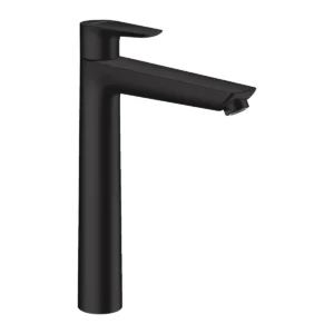 Talis E Single lever basin mixer 240 with pop up waste  Matt Black